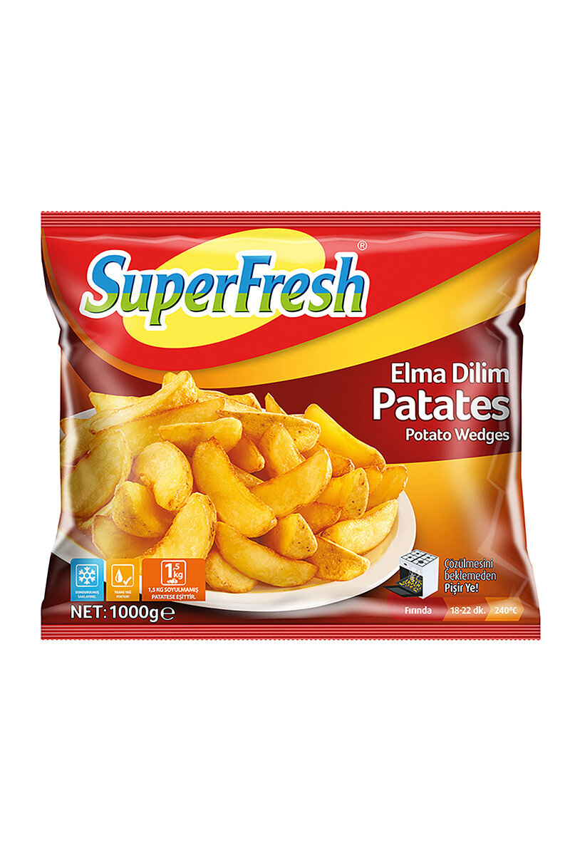 Superfresh Patates Elma Dilim 1000 Gr