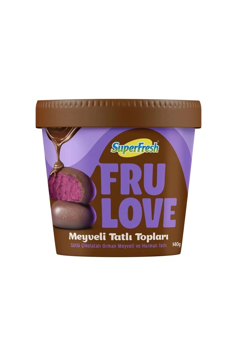Superfresh Frulove Orman Meyveli Tatlı Top 140 G