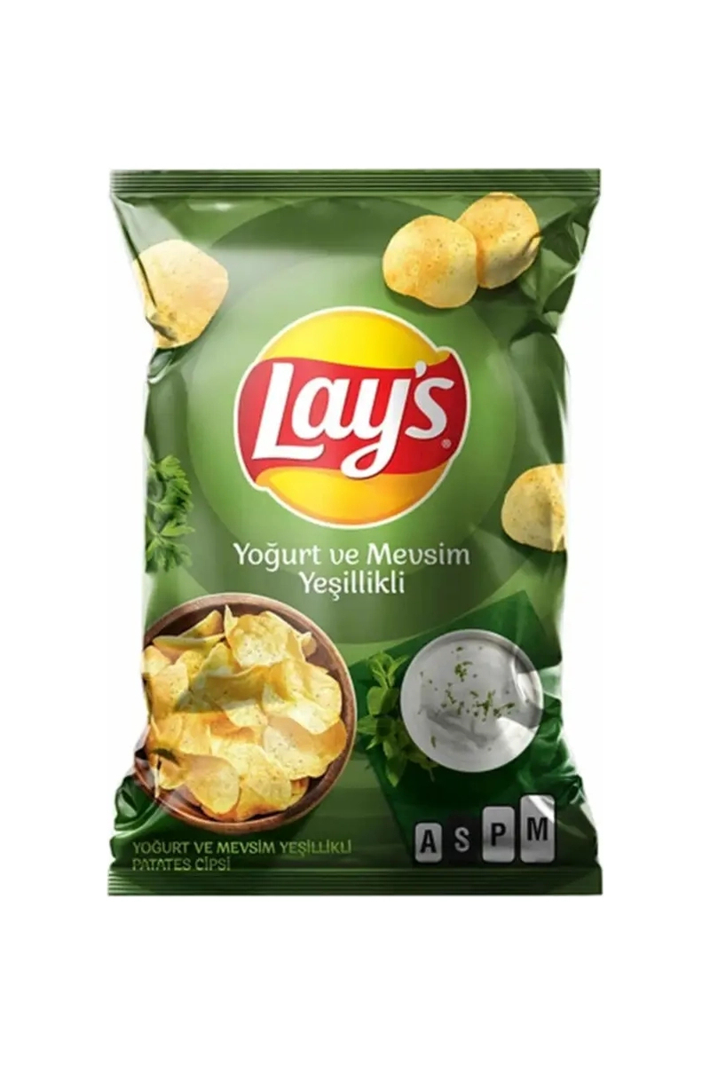 Lays Yoğurt Mevsim Yeşillikli Süper Boy 105 g