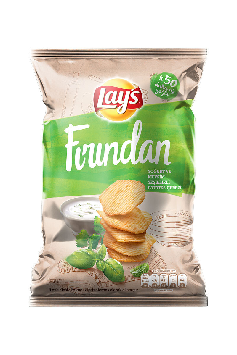 Lays Fırından Yoğurt Mevsim Yeşillikli Cips 134 g