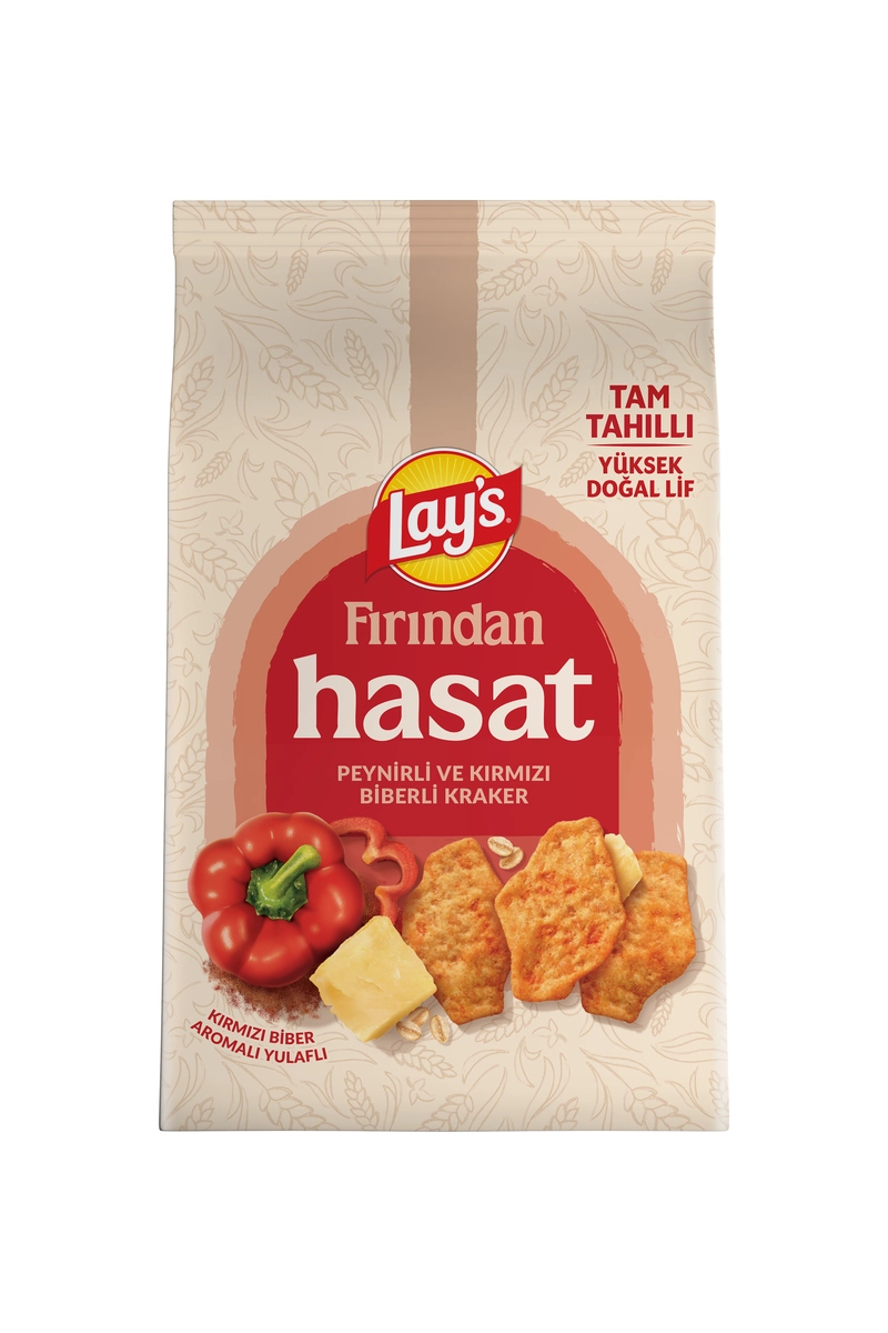 Lay's Fırından Hasat Peynirli & Kırmızı Biberli Kraker 70 G