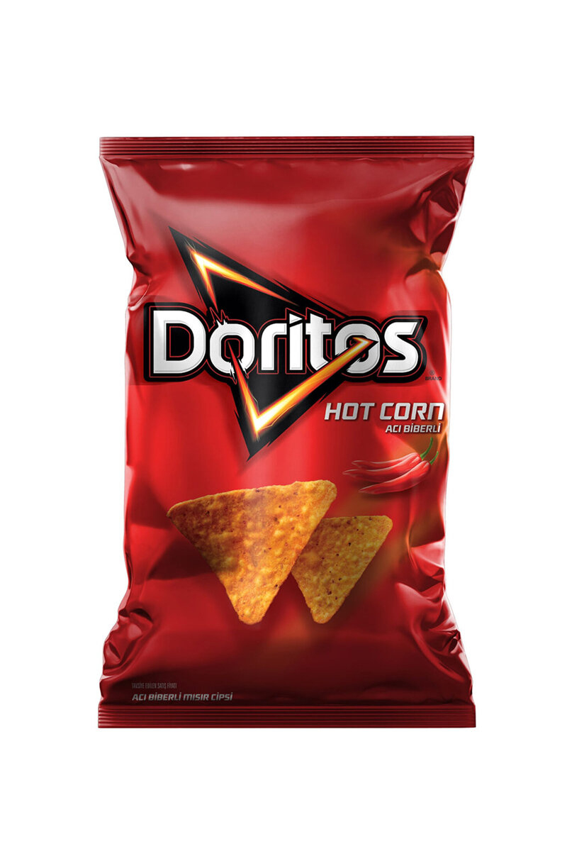 Doritos Hot Corn Acı Biberli Cips Parti Boy 175 g