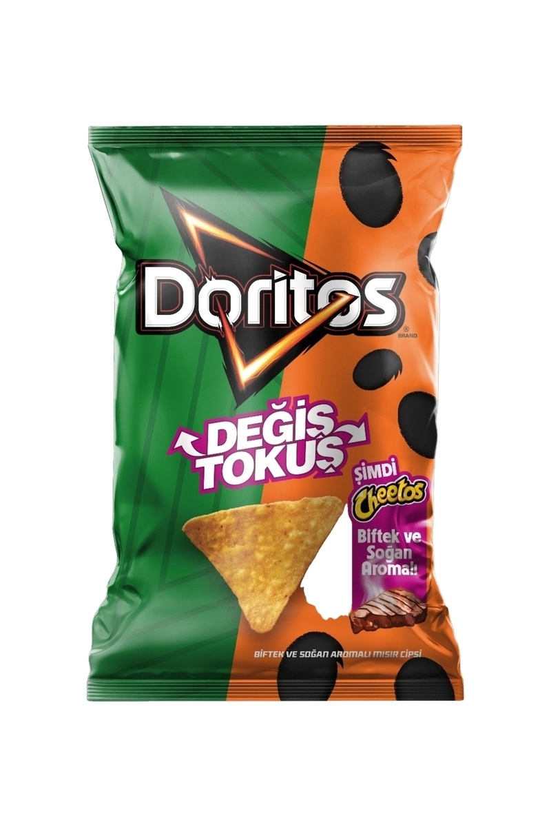 Doritos Değiş Tokuş Biftek ve Soğan Aromalı Mısır Cipsi 115 g