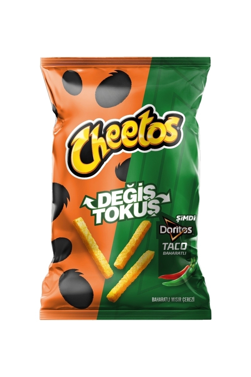 Cheetos Değiş Tokuş Fırından Taco Baharatlı Mısır Çerezi 100 g