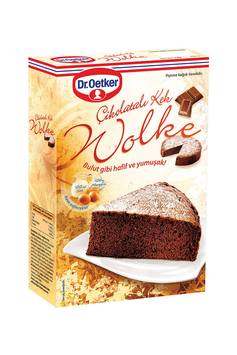 Dr.Oetker Wolke Çikolatalı Kek Kar.455 g