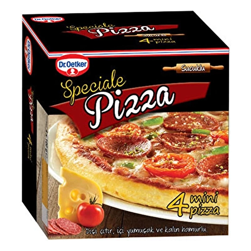 Dr.Oetker Speciale Pizza Sucuklu 4x180 G