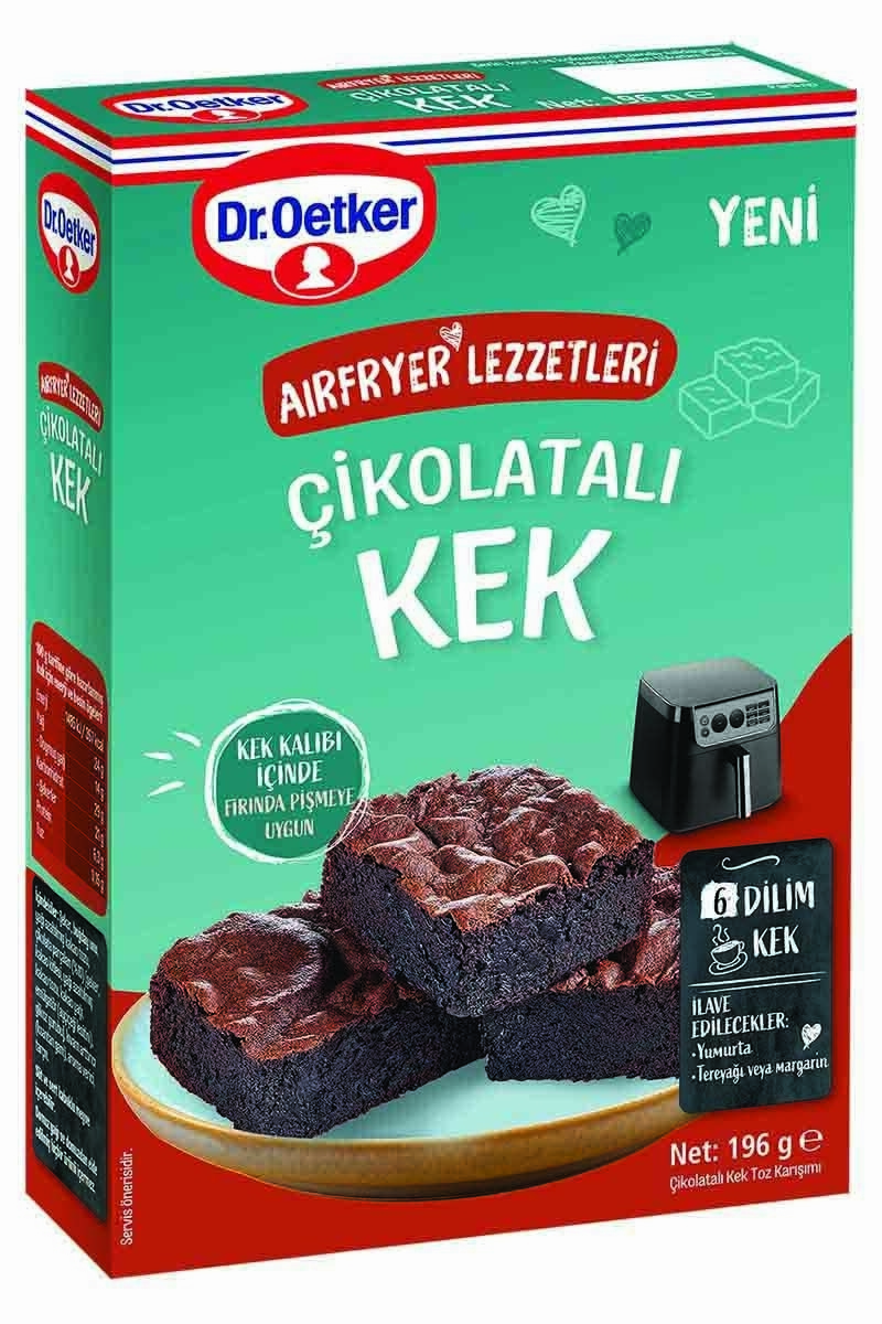 Dr. Oetker Airfryer Lezzetleri Çikolatalı Kek 196 g