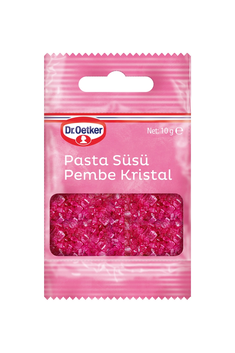 Dr. Oetker Dekor Pembe Kristal 10 g