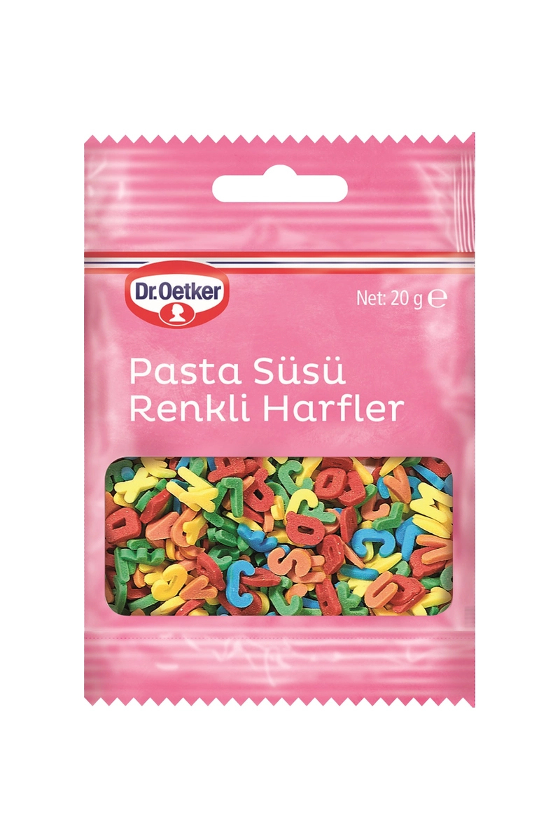 Dr.Oetker Dekor Renkli Harfler 10 g