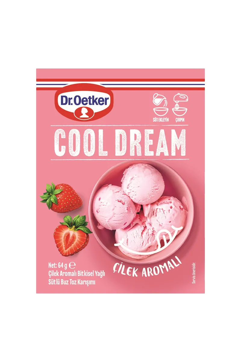 Dr.Oetker Cool Dream Çilek Aromalı 64 g