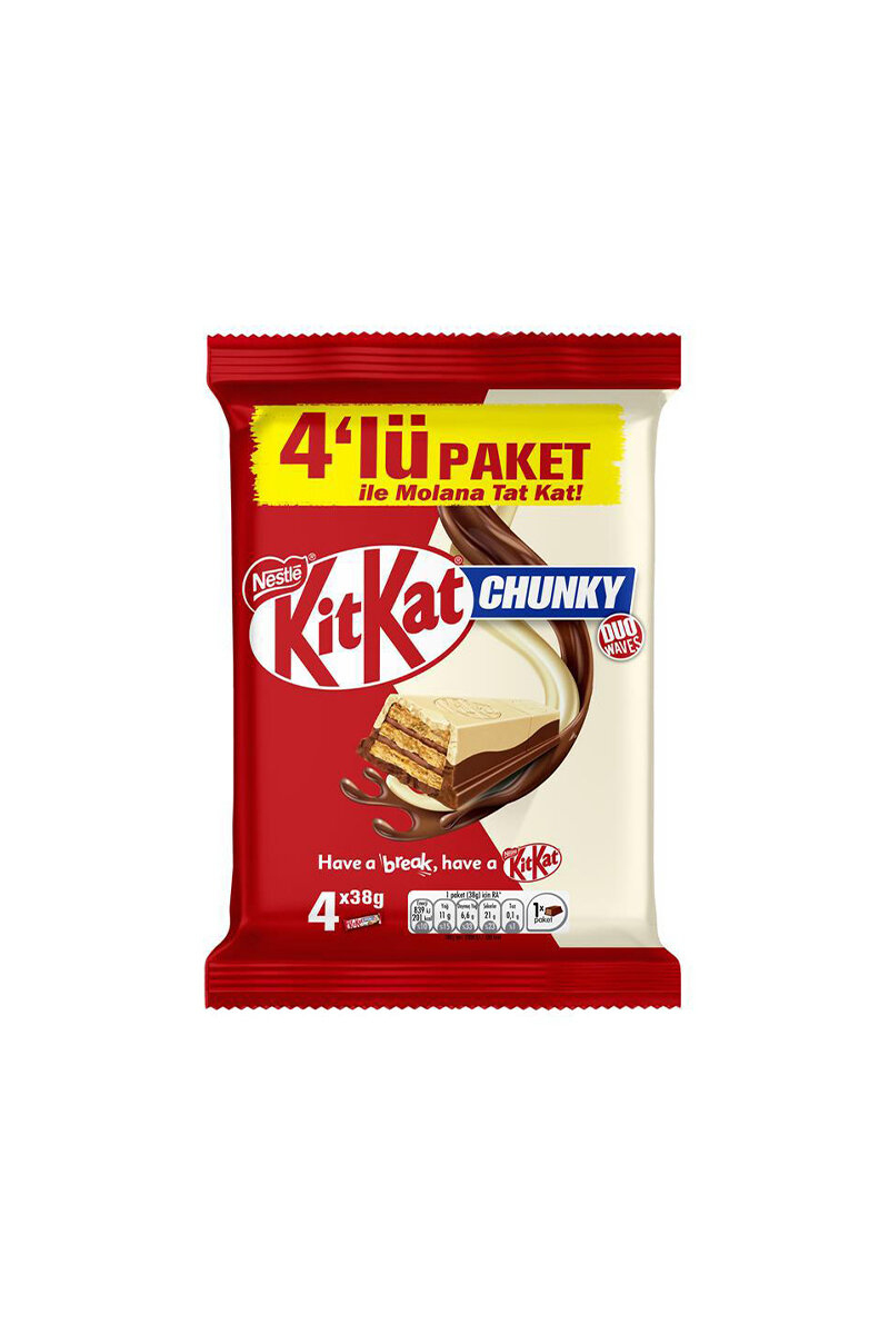 Nestle Kitkat Chunky Duo 4Lü 152g