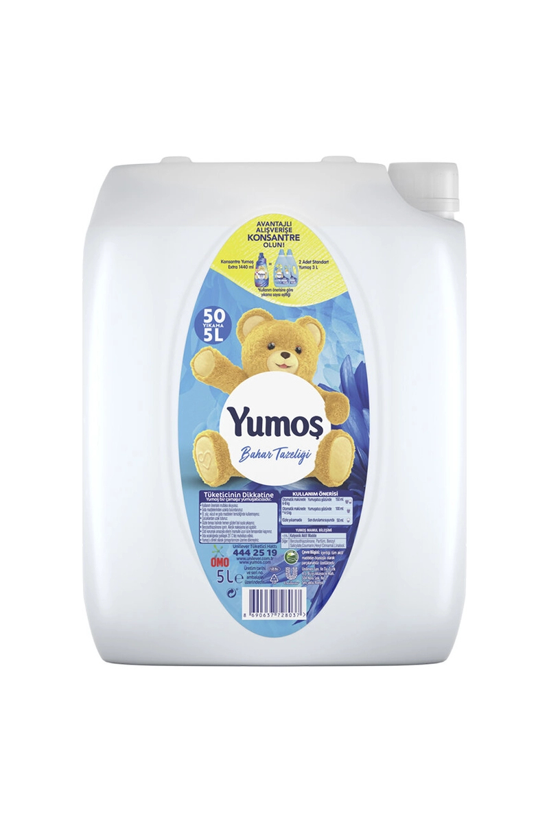 Yumoş Yumuşatıcı 5 l Bahar Tazeliği