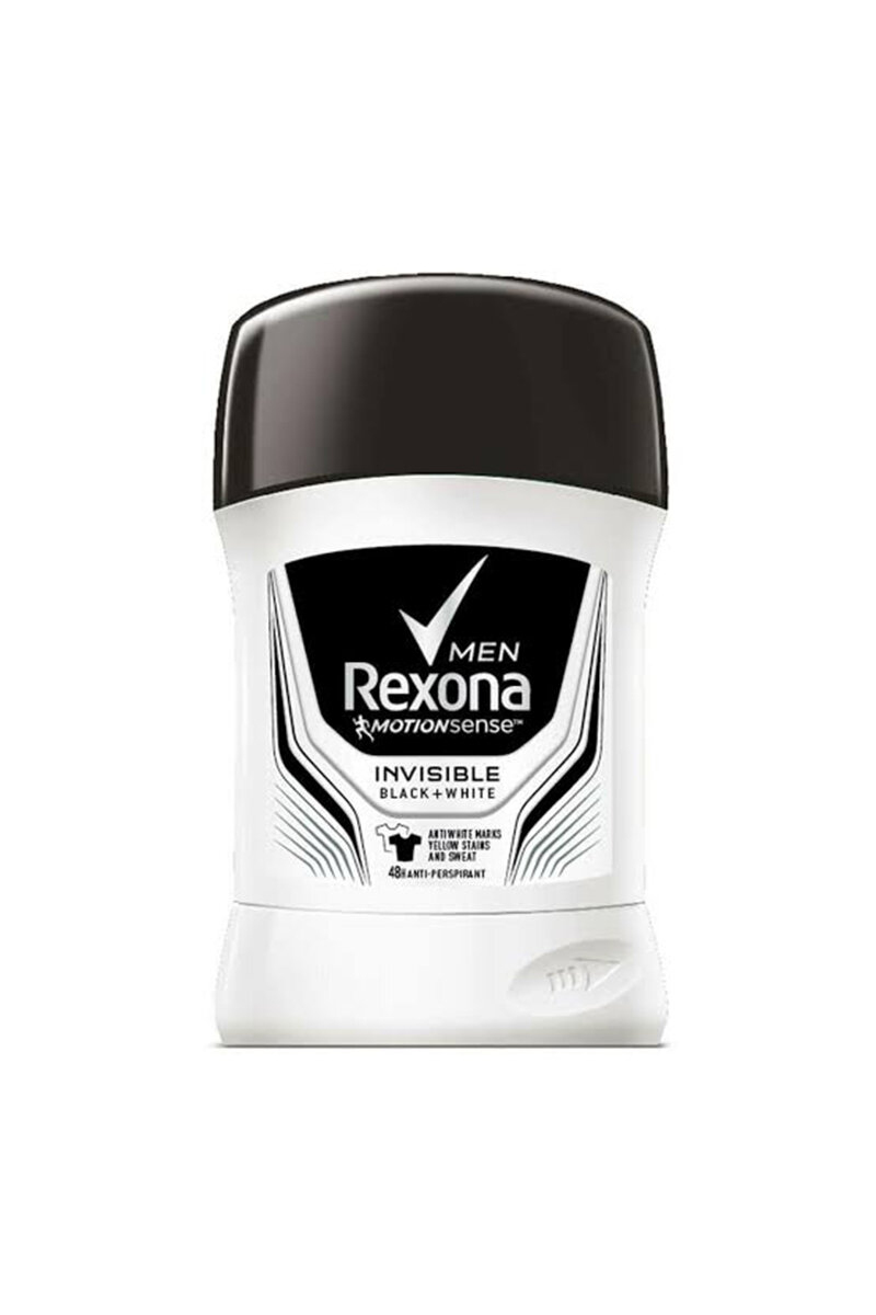 Rexona Stick Invisible Black+White Erkek 40 ml