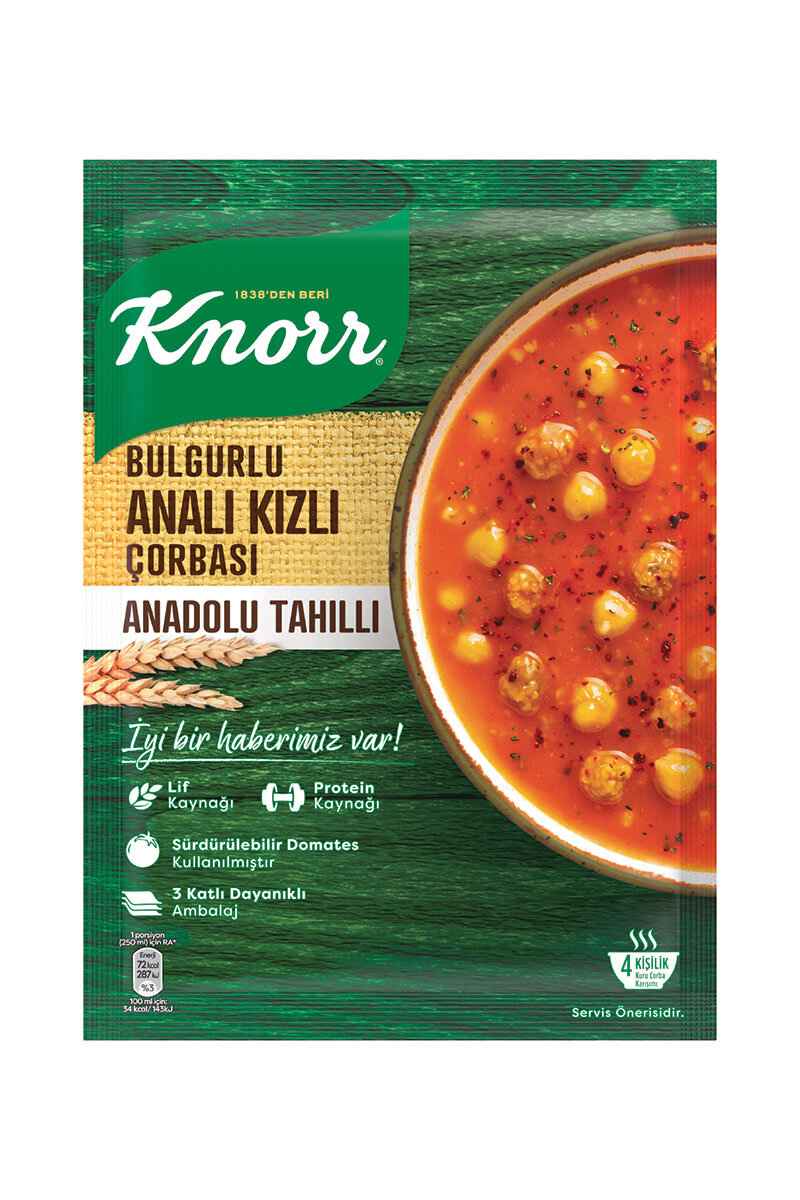 Knorr Bulgurlu Analı Kızlı Çorbası 92 g