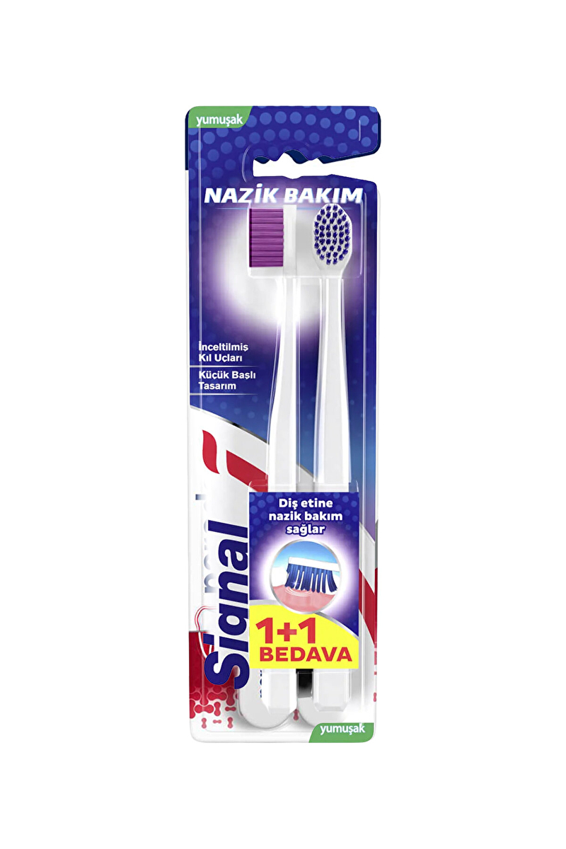 Signal Diş Fırçası Nazik Diş Eti Bakımı 1+1