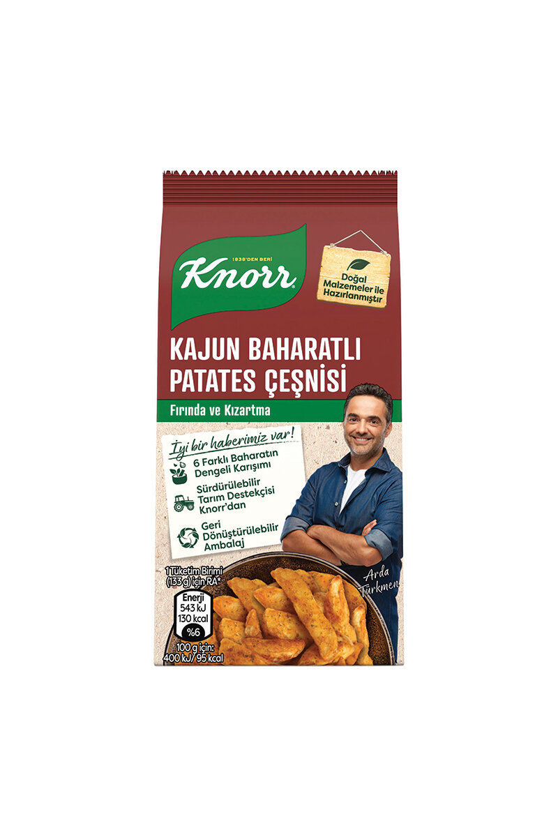 Knorr Kajun Baharatlı Patates Çeşnisi 60 g