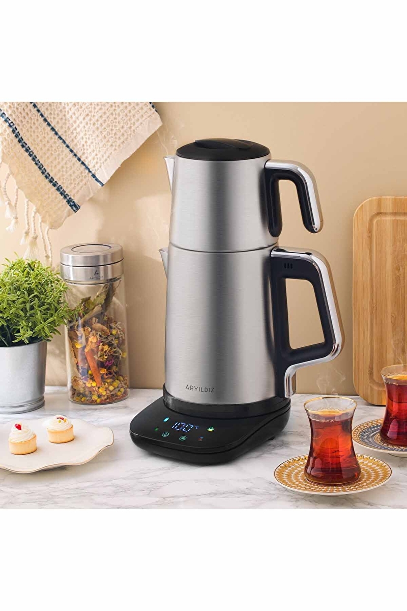 Aryıldız Vision Steel Çay Makinesi Inox