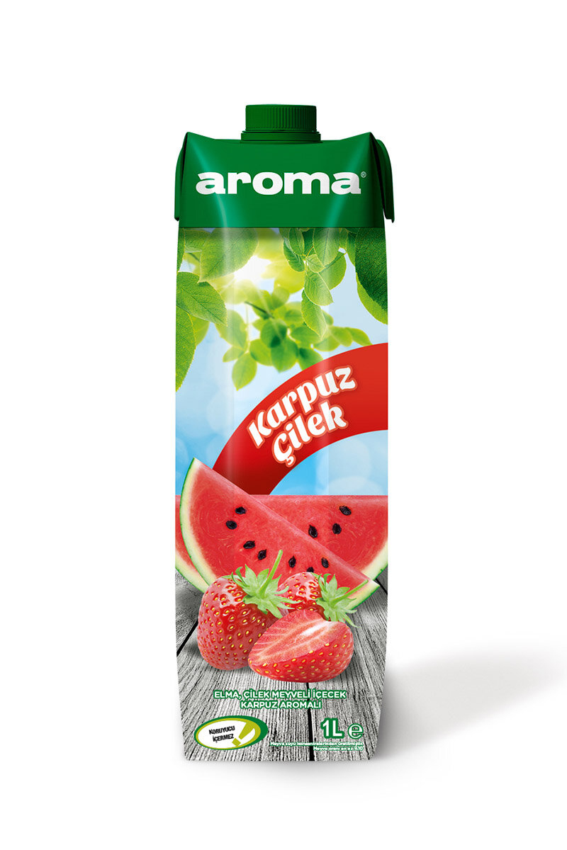 Aroma Meyveli İçecek Karpuz Çilek 1 l