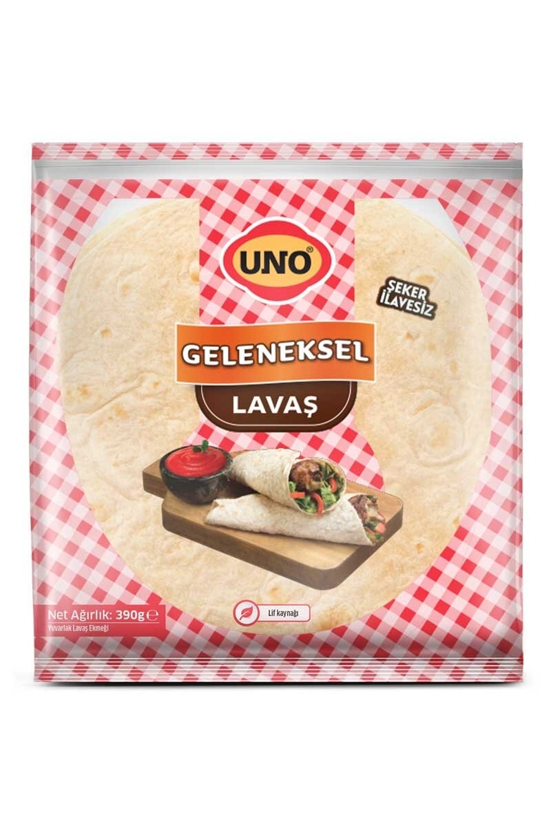 Uno Geleneksel Lavaş 25 Cm 390 G