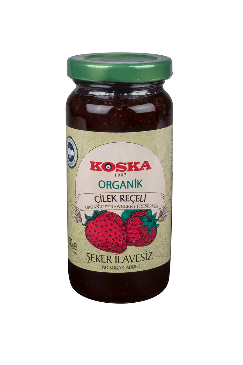 Koska Organik Çilek Reçeli 300 Gr