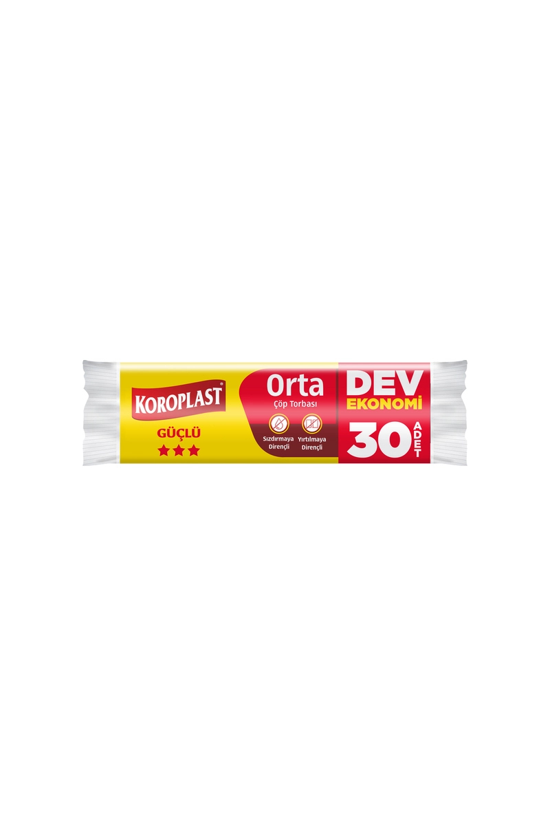 Koroplast Çöp Torbası Dev Ekonomi Orta 30'lu
