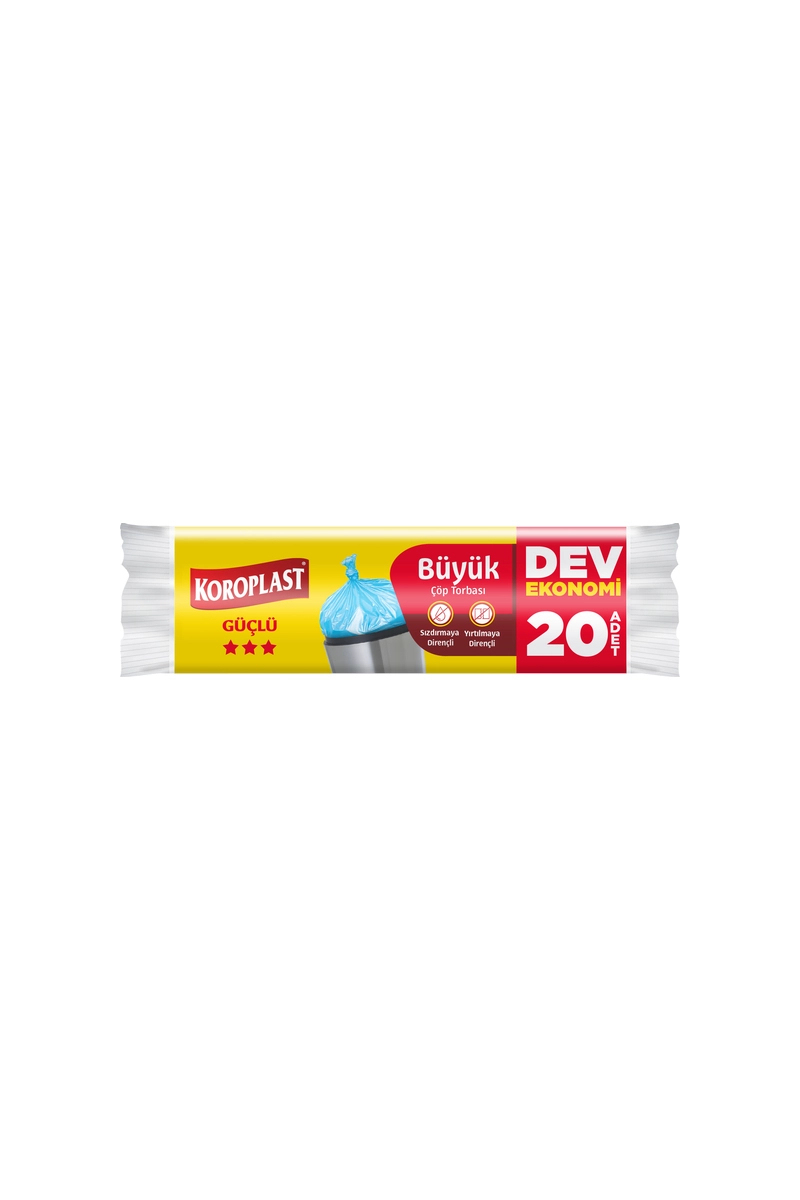 Koroplast Çöp Torbası Dev Eko Büyük 20'li