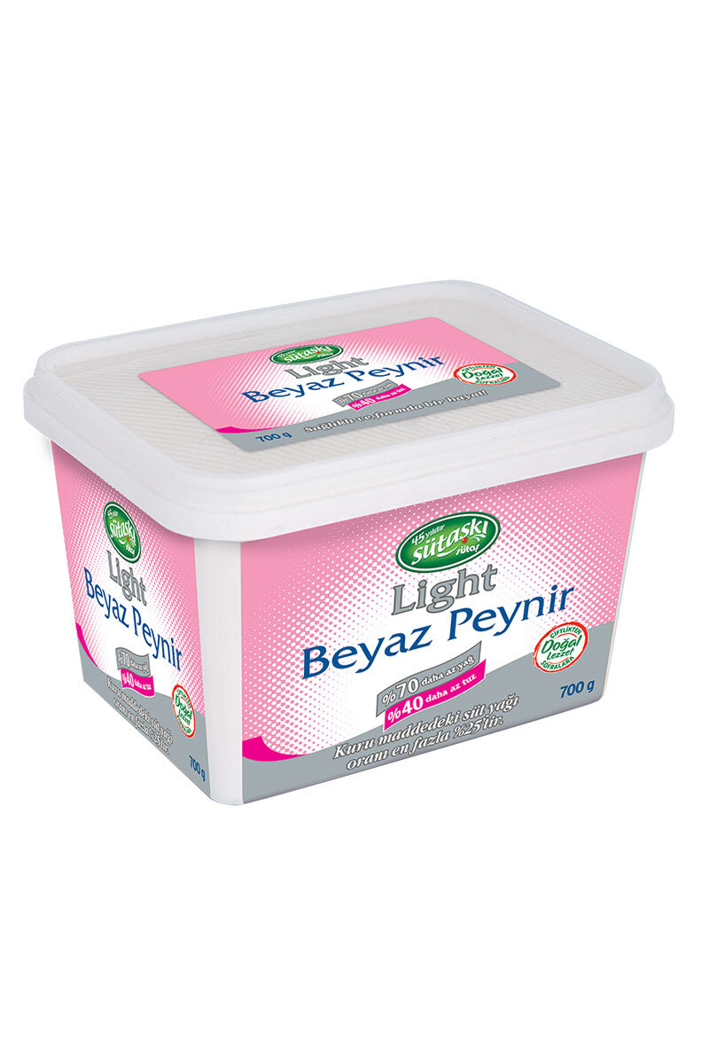 Sütaş Light Beyaz Peynir 700 G (Az Yağlı)