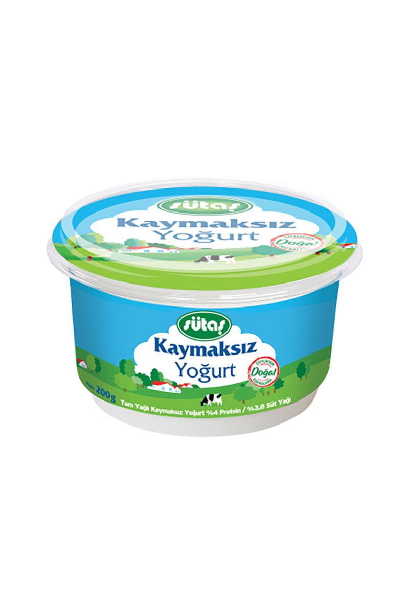 Sütaş Kaymaksız Yoğurt 200 G