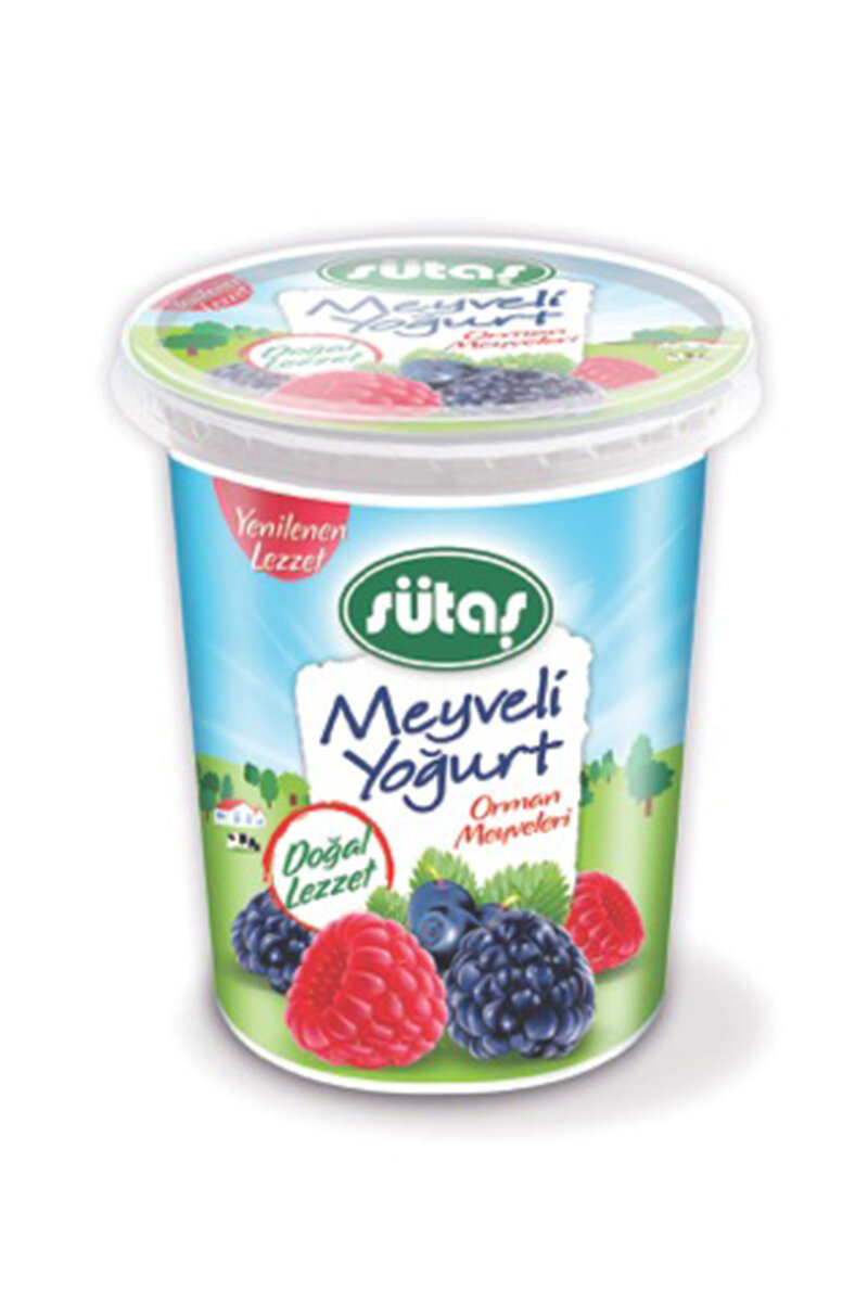 Sütaş Meyveli Yoğurt 500 G Orman Meyveli