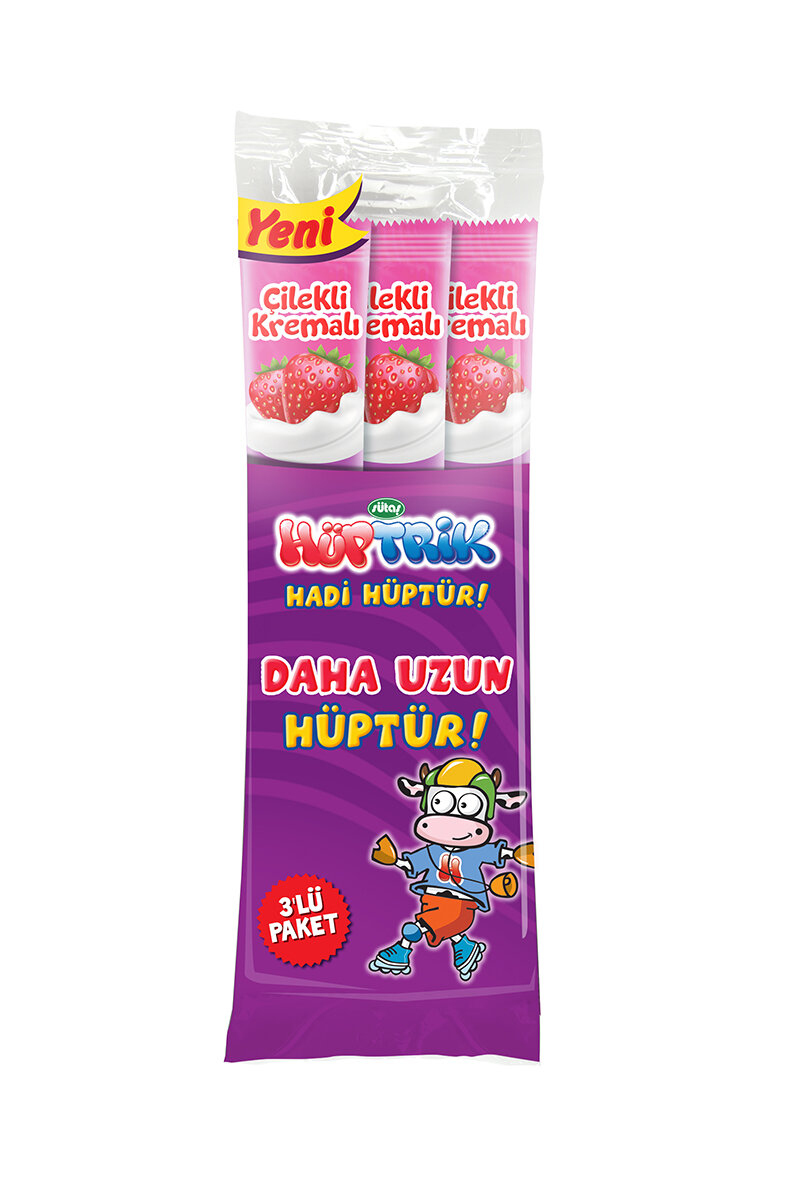 Sütaş Hüptrik Çilek Kremalı 3x40 G