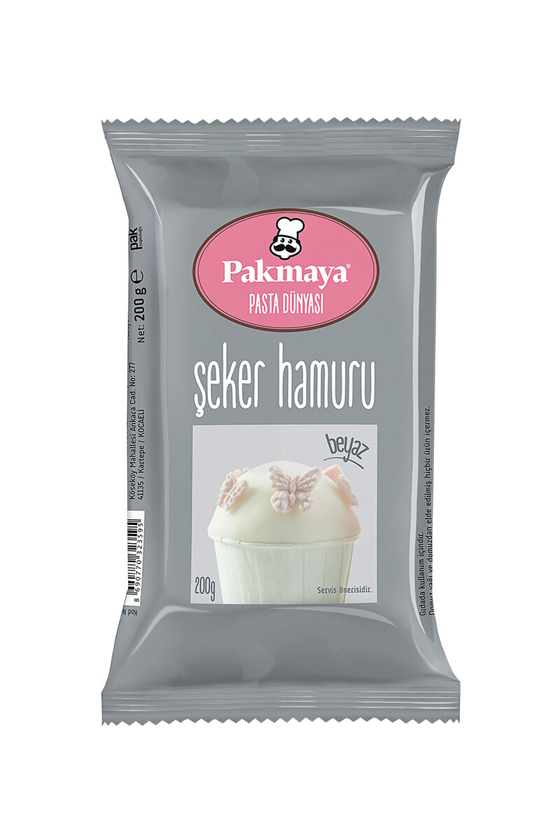 Pakmaya Şeker Hamuru (Beyaz) 200 g