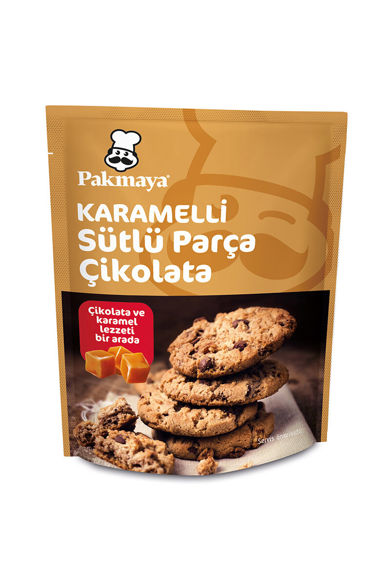 Pakmaya Karamelli Sütlü Parça Çikolata 70 g
