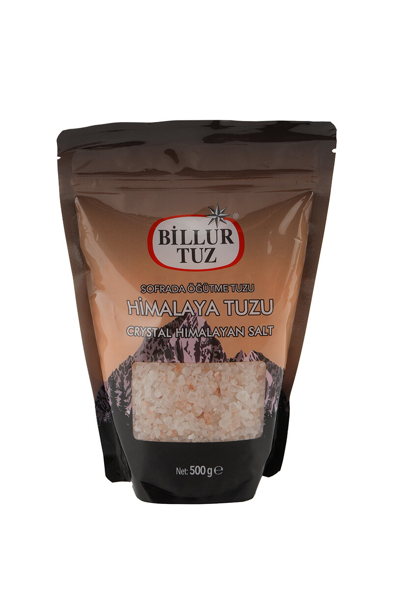 Billur Sofrada Öğütmeli Himalaya Tuz Doypack 500 g