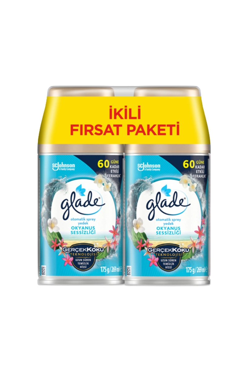 Glade Oda Kokusu Otomatik Sprey 2'li Okyanus + Tropikal 269 ml X 22'li
