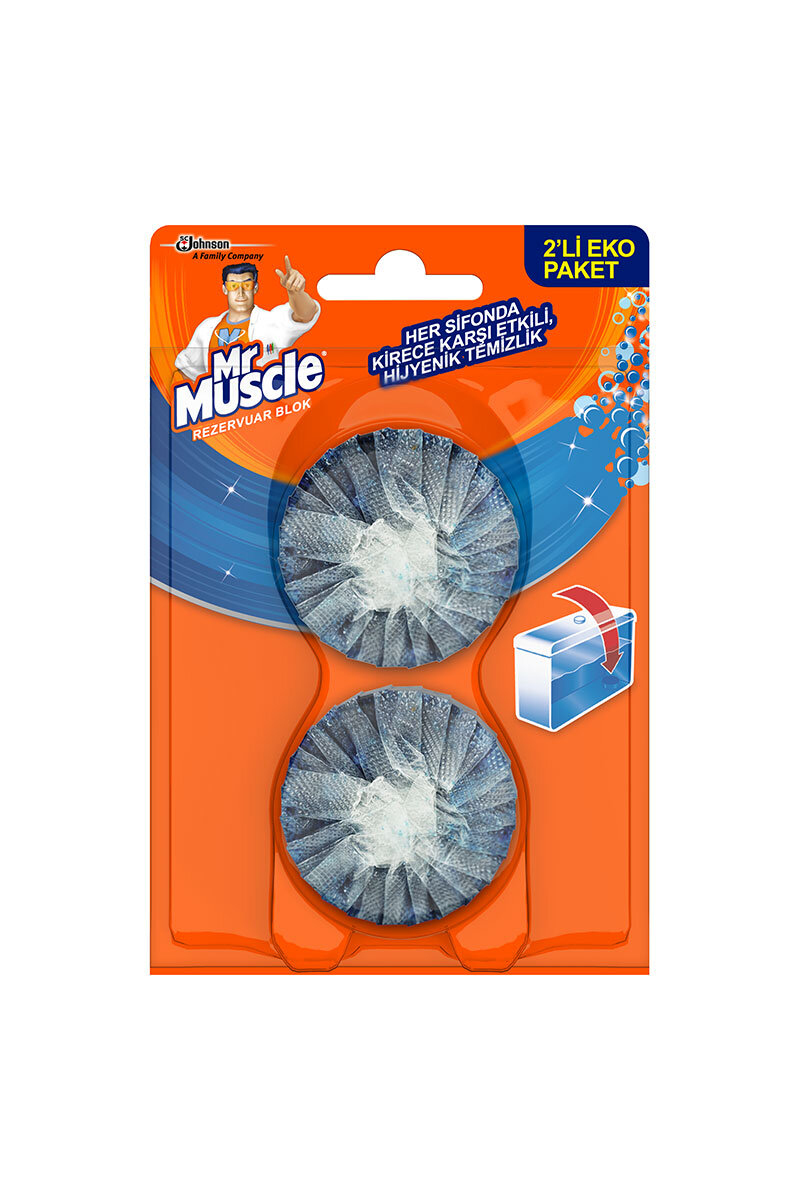 Mr Muscle Rezervuar Blok İkili Paket