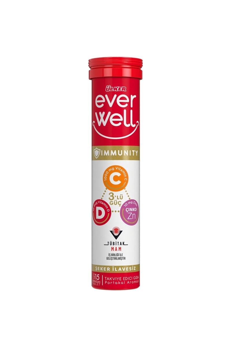 Ülker Everwell C-D-Çinko Eferv. Tablet 67,5 g