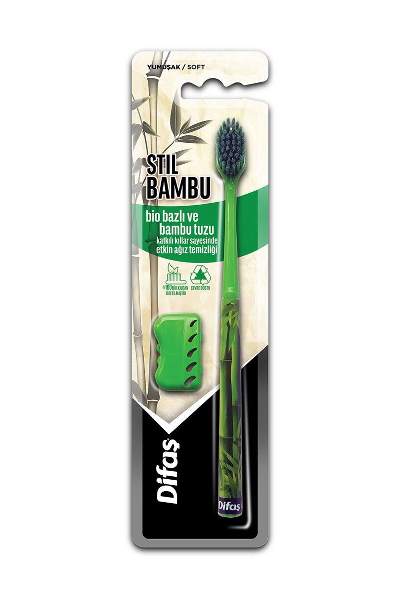 Difaş Diş Fırçası Stil Bambu