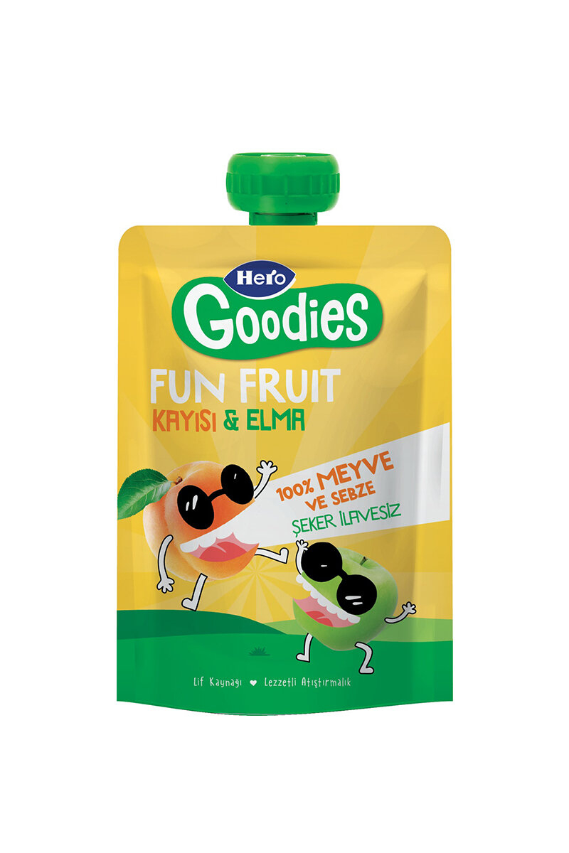 Hero Goodies Kayısı-Elma Pouch 100 g
