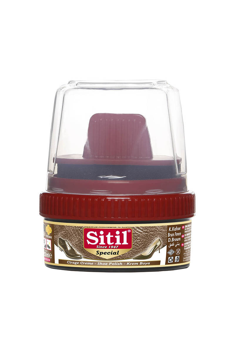 Sitil Ayakkabı Boyası Krem 200 g Koyu Kahve