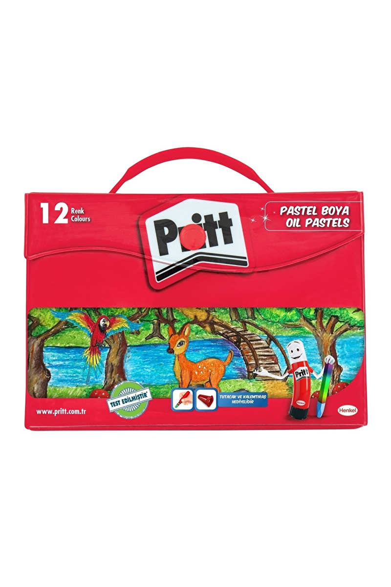 Pritt Çantalı Pastel Boya 12'li