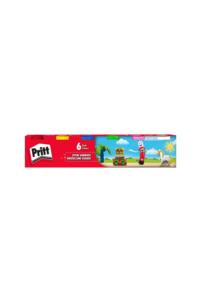 Pritt Oyun Hamuru 6 Renk X 100 Gr