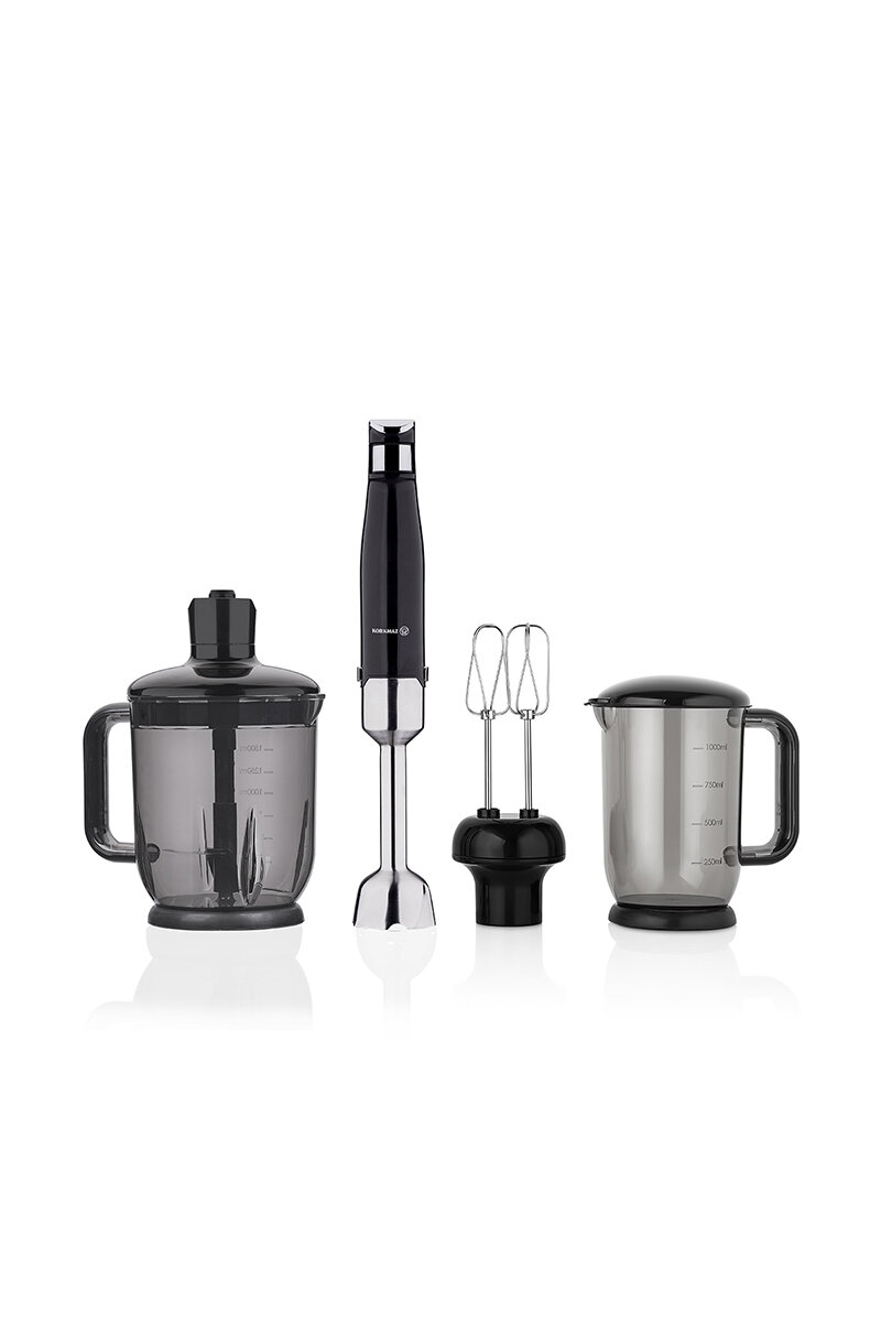 Korkmaz A449 Performix Mega Siyah 1000 W Blender Seti