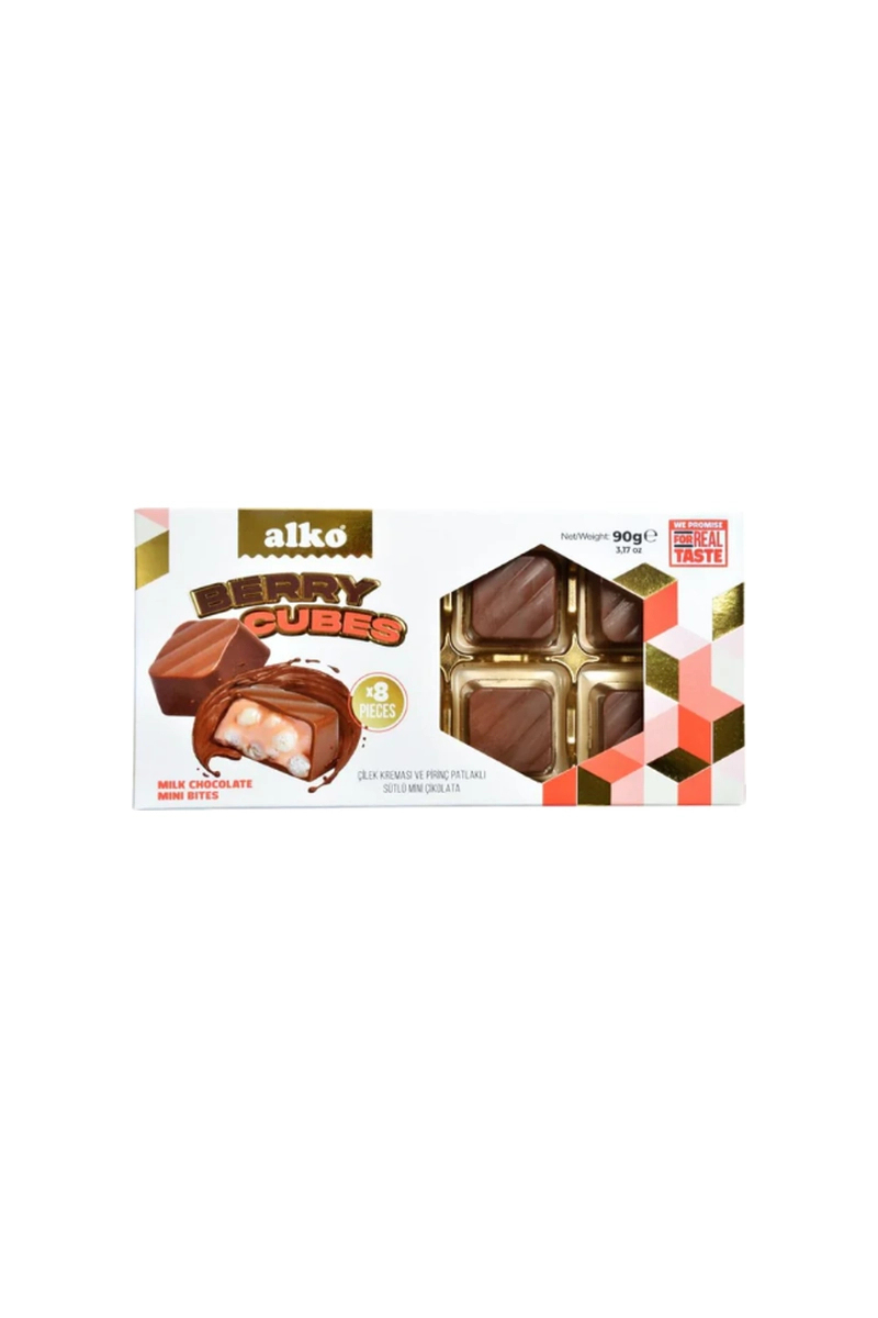 Alko Çilek Dolgulu Çikolata 90 g