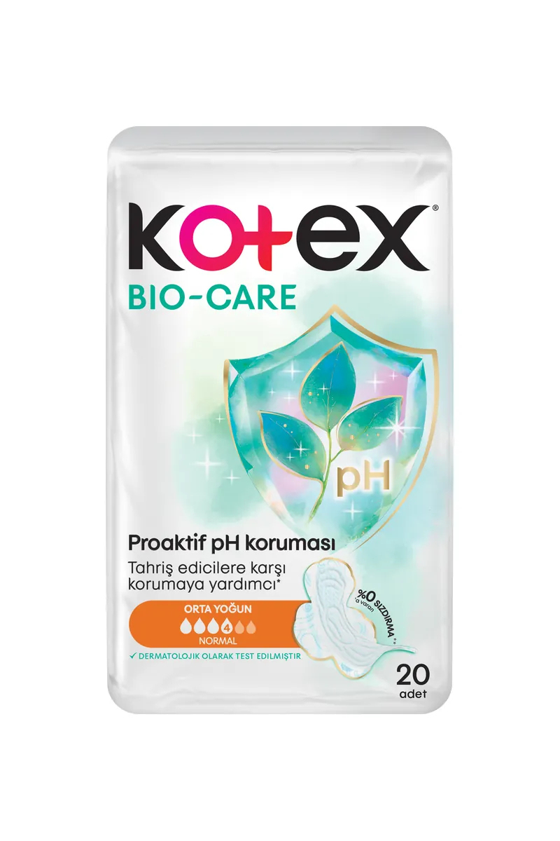 Kotex Bio Care Quadro Normal 20'li