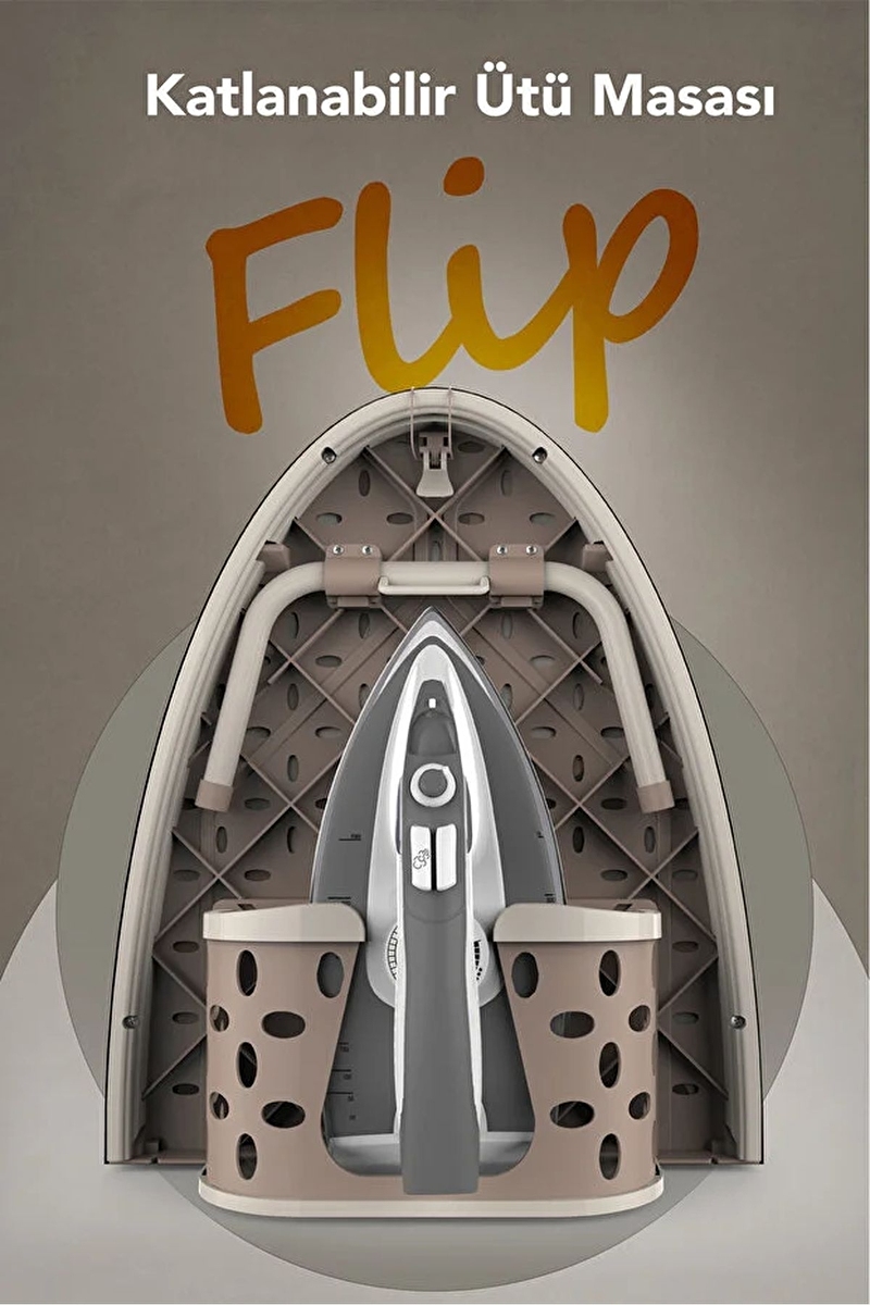 Perilla Flip Katlanır Mini Ütü Masası