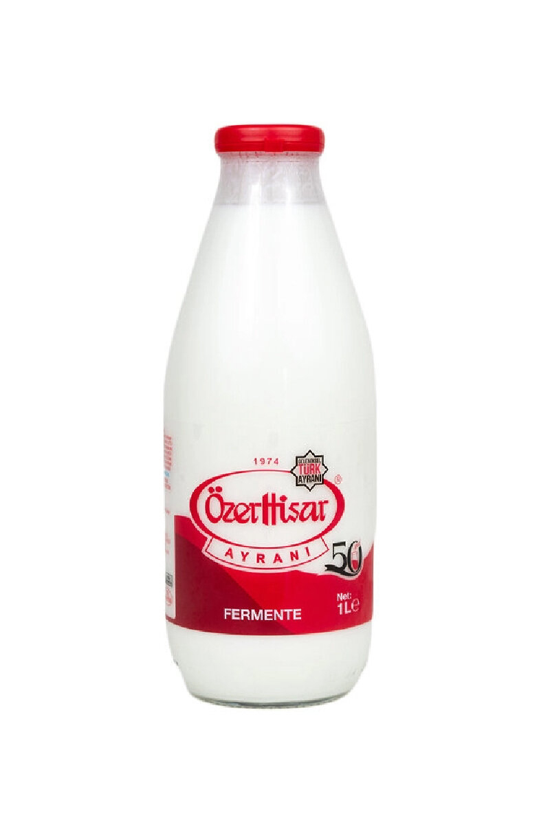 Özerhisar Cam Şişe Kara Maya Ayran 1 L