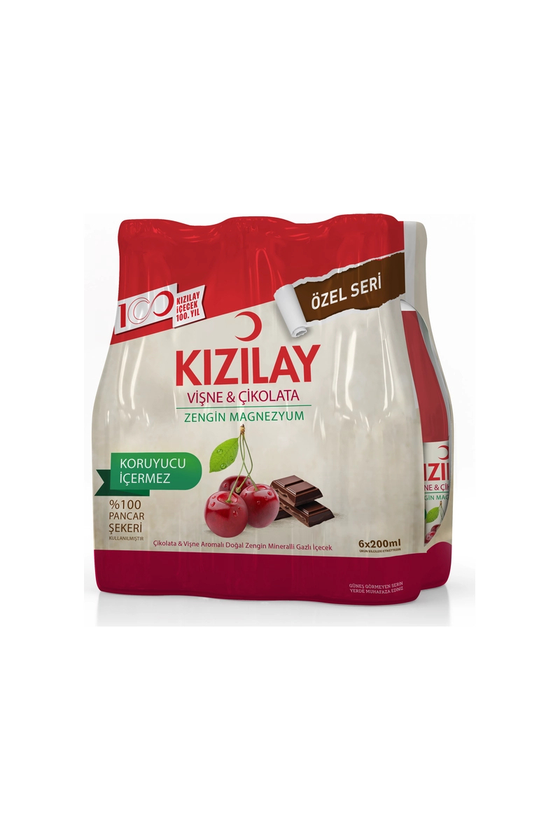 Kızılay Maden Suyu Vişne & Çikolata 6x200 ml