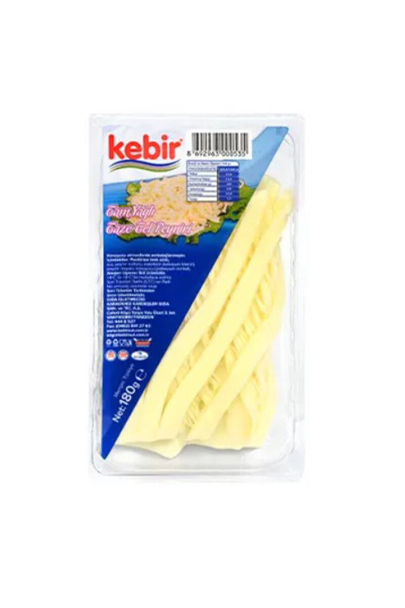 Kebir Tam Yağlı Taze Tel Peyniri 200 G