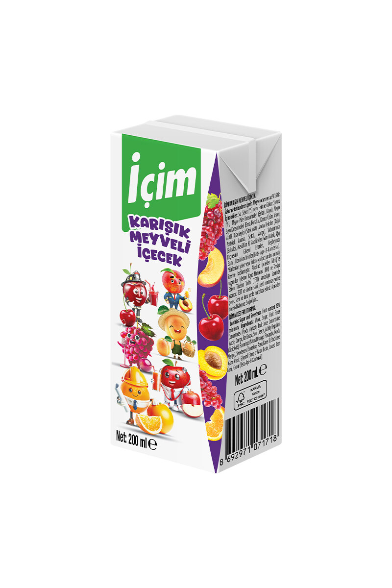 İçim Meyve Suyu Karışık 200 ml