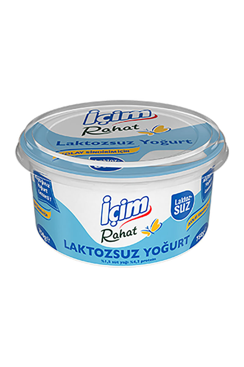 İçim Laktozsuz Kaymaksız Yoğurt 750 G